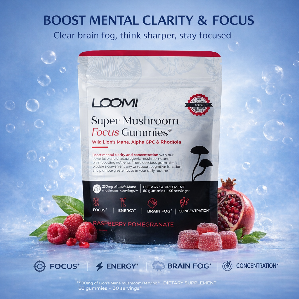 Super Mushroom Focus Gummies