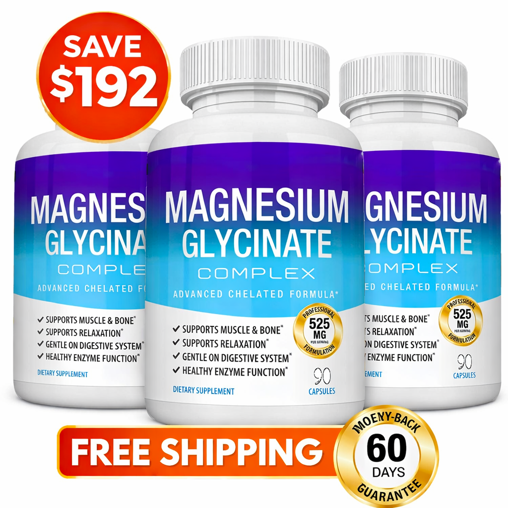 3 Months of Magnesium Glycinate